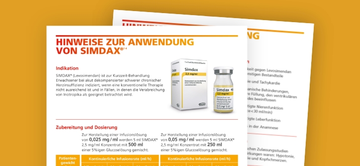 SIMDAX – Anwendung und Dosierung