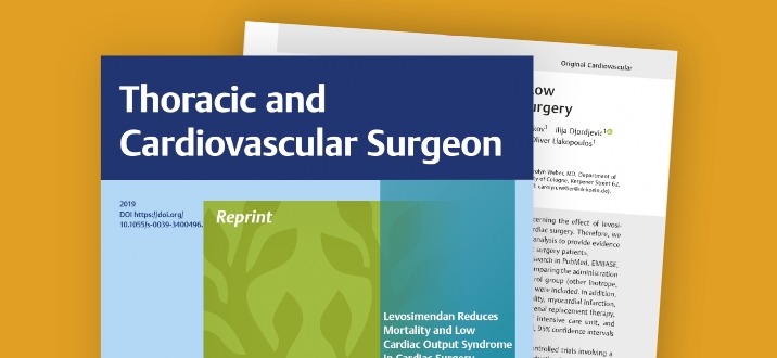 Anwendung von Levosimendan bei herzchirurgischen Operationen